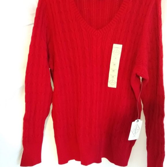 St. John's Bay Sweaters - Women's clothing, Sweater, size 1X, NWT